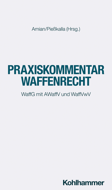 Titelbild Praxiskommentar Waffenrecht